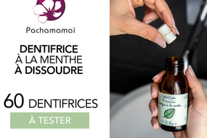 dentifrice à dissoudre à la menthe Pachamamaï