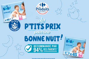 couches My Carrefour Baby Ultra Dry à tester