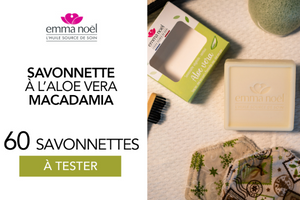 savonnette à l'aloe vera d'Emma Noël