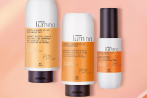 routine soins solaires pour cheveux Natura Lumina