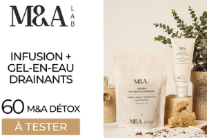 duo infusion + gel en eau drainant M&A Detox