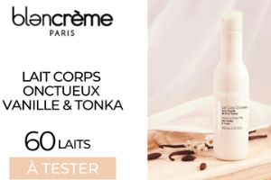 le lait corps Vanille & Tonka Blancrème