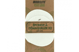 éponge à démaquiller Modelite Nature