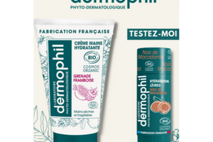 duo crème mains et sticks lèvres Laboratoire Dermophil