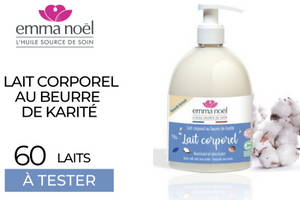 lait corporel au beurre de karité Emma Noël