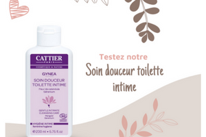 soin douceur toilette intime Cattier