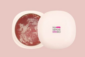 Blush highlighter 2-en-1 bois de rose irisé Mademoiselle Bio