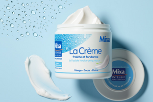 crème fraîche et fondante à l'acide hyaluronique pur de Mixa