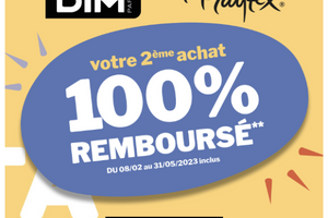 deuxième achat DIM Playtex 100% gratuit