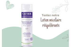 lotion micellaire réequilibrante de Cattier
