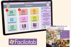 une tablette Facilotab Rubis offerte