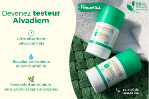 déodorant Stick Absorbant au miel de lavande bio Alvadiem