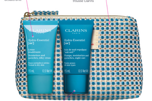 duo de soins Hydra-Essentiel de Clarins