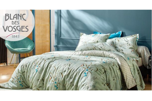 parure de linge de lit Blanc des Vosges à gagner