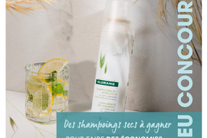 un shampoing sec Klorane à gagner