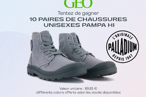 une paire de chaussures Palladium à gagner