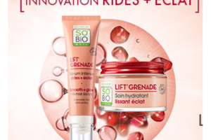 duo visage rides+éclat Lift'Grenade SO'BiO étic