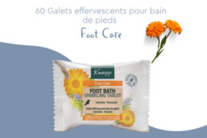 galet effervescent pour bain de pieds de Kneipp