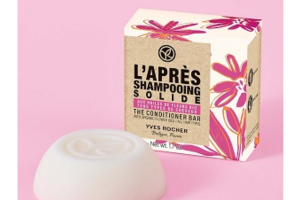 un après-shampooing solide d'Yves Rocher