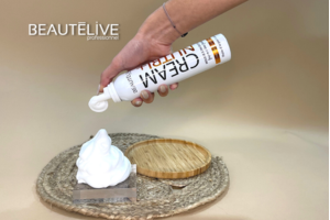une mousse onctueuse Nutri+ Beautélive Professionnel