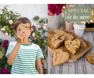 boîte de cookies cœur de La Fabrique Cookies