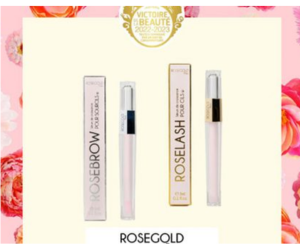 duo Rosebrow et Roselash Rosegold Paris