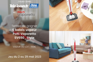 un balai vapeur Polti à gagner