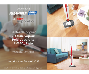 un balai vapeur Polti à gagner