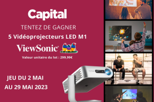 un vidéoprojecteur LED M1 ViewSonic à gagner