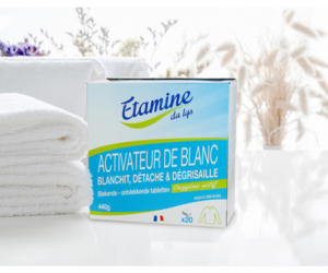 boîte de lessive Activateur de blanc Etamine du Lys