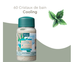 cristaux de bain pieds Cooling de Kneipp