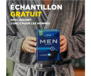 échantillons gratuits TENA men offerts