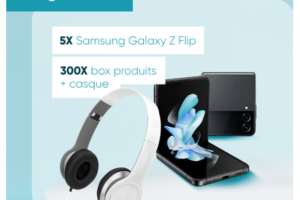 smartphone Samsung Galaxy Z Flip ou soins Keracnyl à gagner