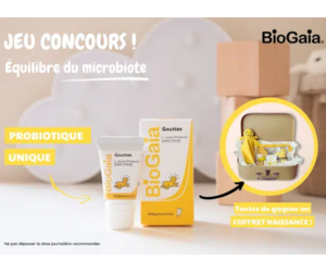 un coffret naissance Biogaia offert