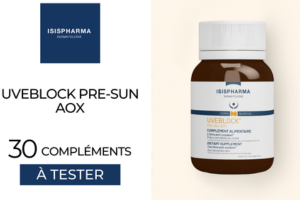 une cure Uveblock Pre-Sun AOX Isispharma
