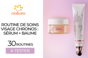 routine de soins visage Chronos de Natura