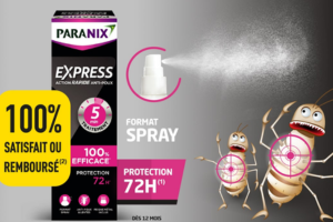 un spray contre les poux Paranix 100 % remboursé
