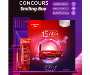 une box de soins dentaires Colgate à gagner