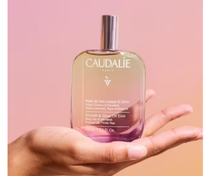 une huile de soin Lissage et GLow Caudalie