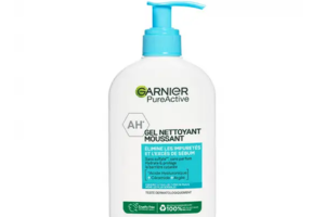 gel nettoyant moussant Garnier