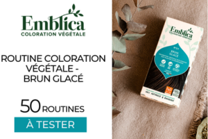 routine coloration végétale brun glacé d'Emblica