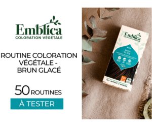 routine coloration végétale brun glacé d'Emblica