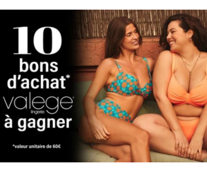 un bon d’achat de lingerie Valège à gagner