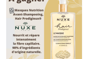 un masque Hair Prodigieux de Nuxe offert
