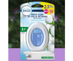 désodorisant Febreze petit coin et salle de bains
