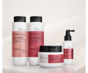 routine de soins anti-chute de cheveux Lumina