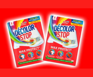 échantillons gratuits lingettes Décolor Stop