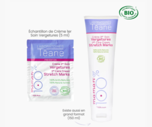 une crème 1er soin vergetures Téane