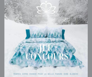 Blanc de Gerardmer parure de lit Zone Blanche