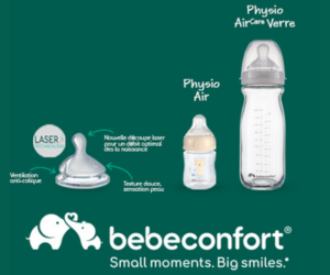 Test gratuit gamme biberons Physio Air Bebeconfort